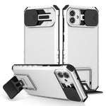 Støttefodsetui til Samsung Galaxy A04 4G (164,4 x 76,3 x 9,1 mm) PC + TPU telefonbeskytter med kameradæksel