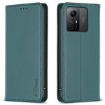 BINFEN COLOR BF18 Skyddsskal till Xiaomi Redmi Note 12S 4G mobilskal Läderfodral med Korthållare