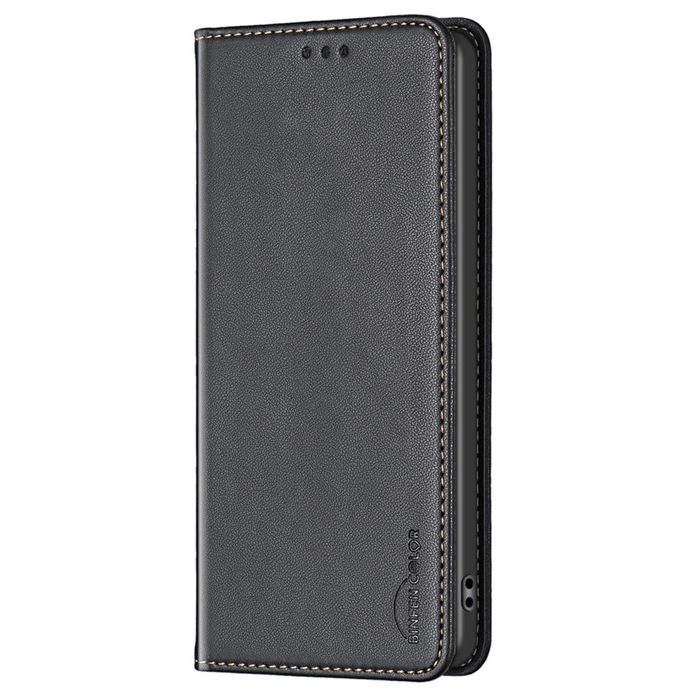 BINFEN COLOR BF18 Protective Case for Xiaomi Redmi Note 12S 4G Phone Shell Leather Cover with Card Holder