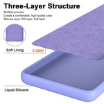 For Xiaomi 13 Lite / Civi 2 5G 2.2mm TPU Phone Case Fiber Lining Rubberized Anti-drop Phone Cover