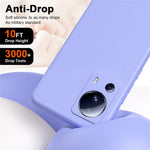 Xiaomi 13 Lite / Civi 2 5G 2.2mm TPU-mobilskal Fiberfoder Gummerat fallskyddande mobilskal