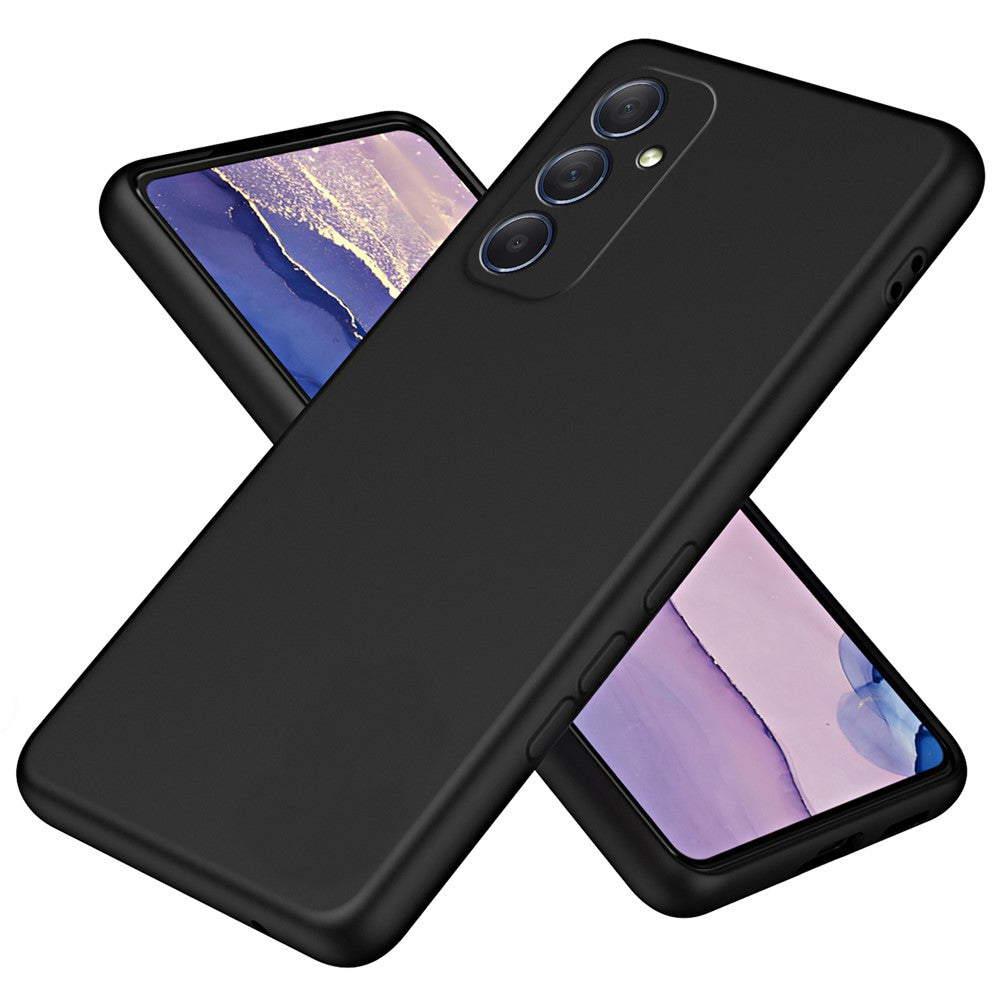 For Samsung Galaxy M54 5G / F54 5G 2.2mm Rubberized Phone Case Fiber Lining Protective TPU Phone Cover