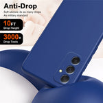 For Samsung Galaxy M54 5G / F54 5G 2.2mm Rubberized Phone Case Fiber Lining Protective TPU Phone Cover