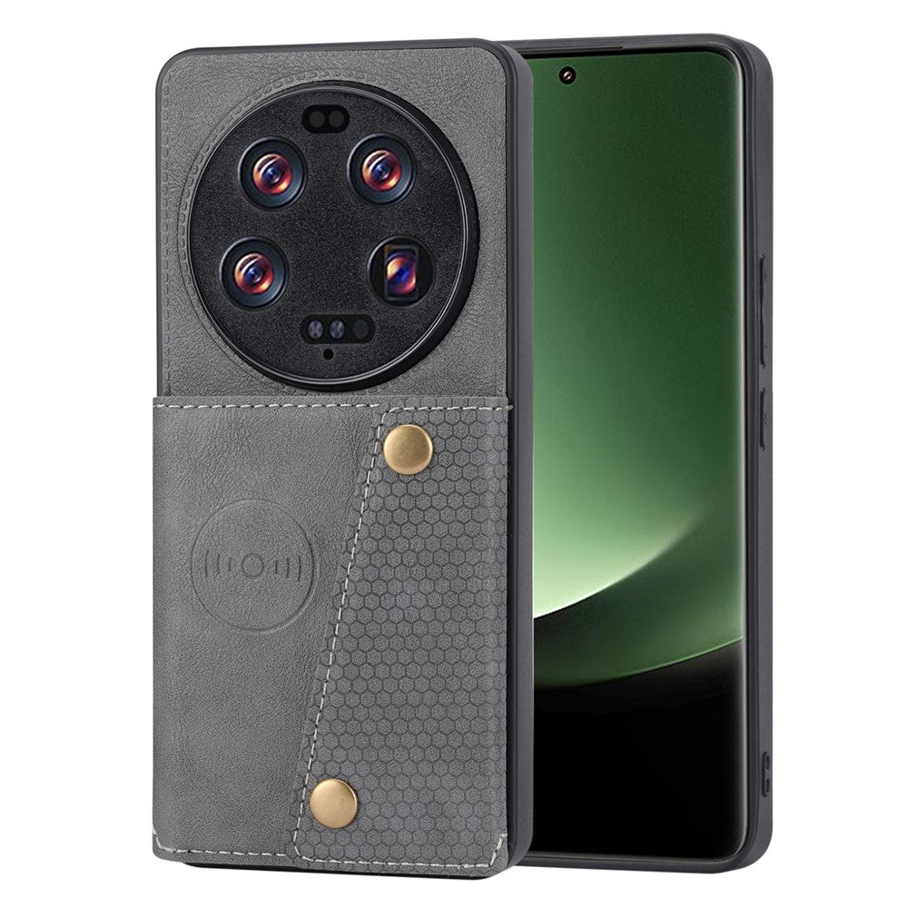 mobilskal till Xiaomi 13 Ultra Korthållare Stöd PU-läderbelagd TPU Stötsäkert Baksida