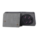 Phone Case for Xiaomi 13 Ultra Card Holder Kickstand PU Leather Coated TPU Shockproof Back Cover