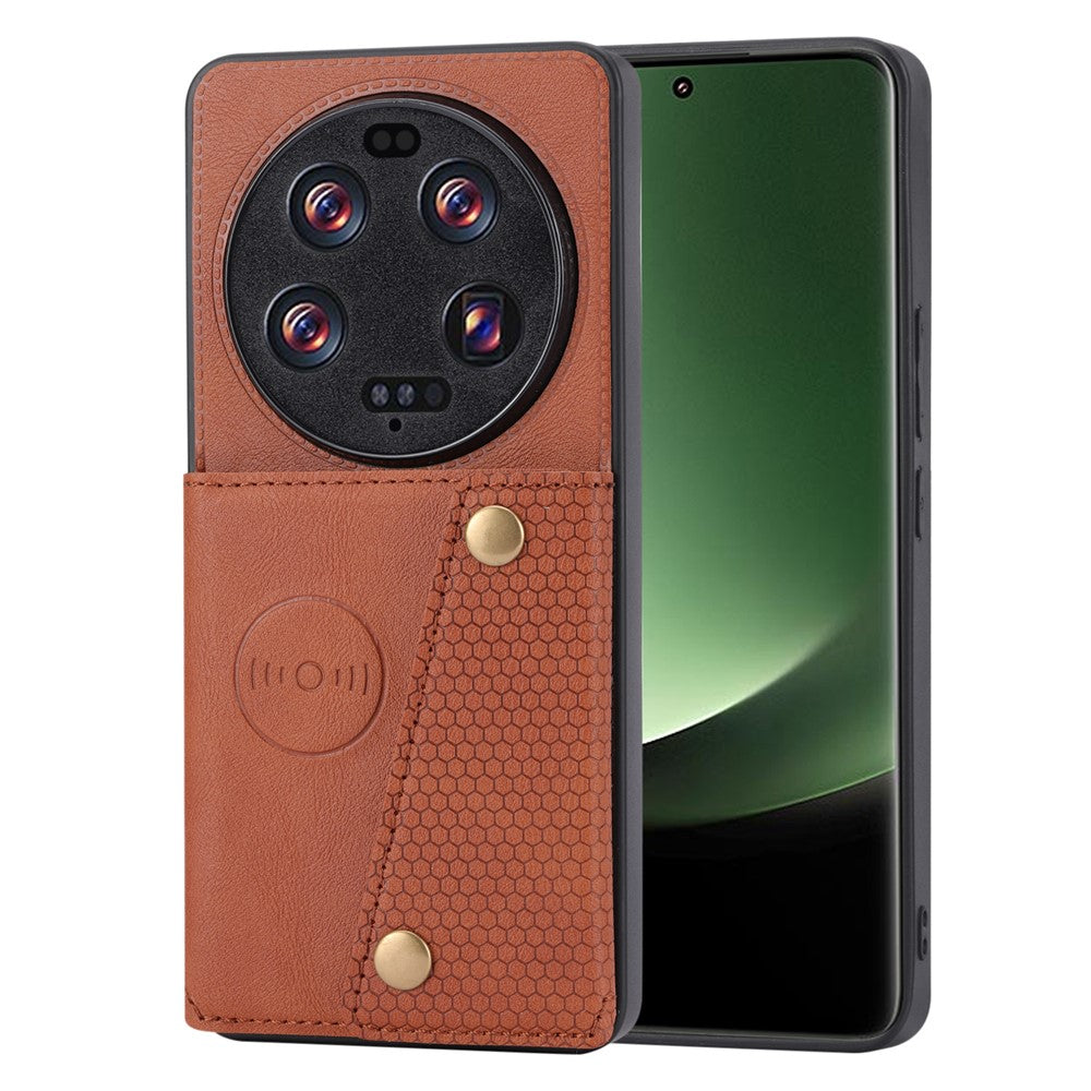 mobilskal till Xiaomi 13 Ultra Korthållare Stöd PU-läderbelagd TPU Stötsäkert Baksida
