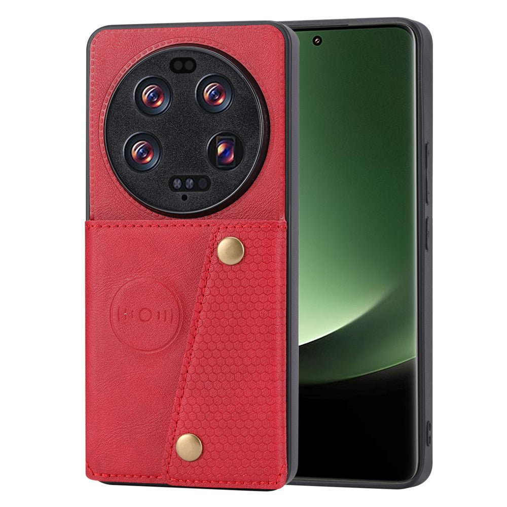 mobilskal till Xiaomi 13 Ultra Korthållare Stöd PU-läderbelagd TPU Stötsäkert Baksida