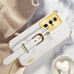 Xiaomi Redmi K60 5G / K60 Pro 5G / Poco F5 Pro 5G-armbåndsstativetui i galvaniseret PU-læder + TPU-mobilcover