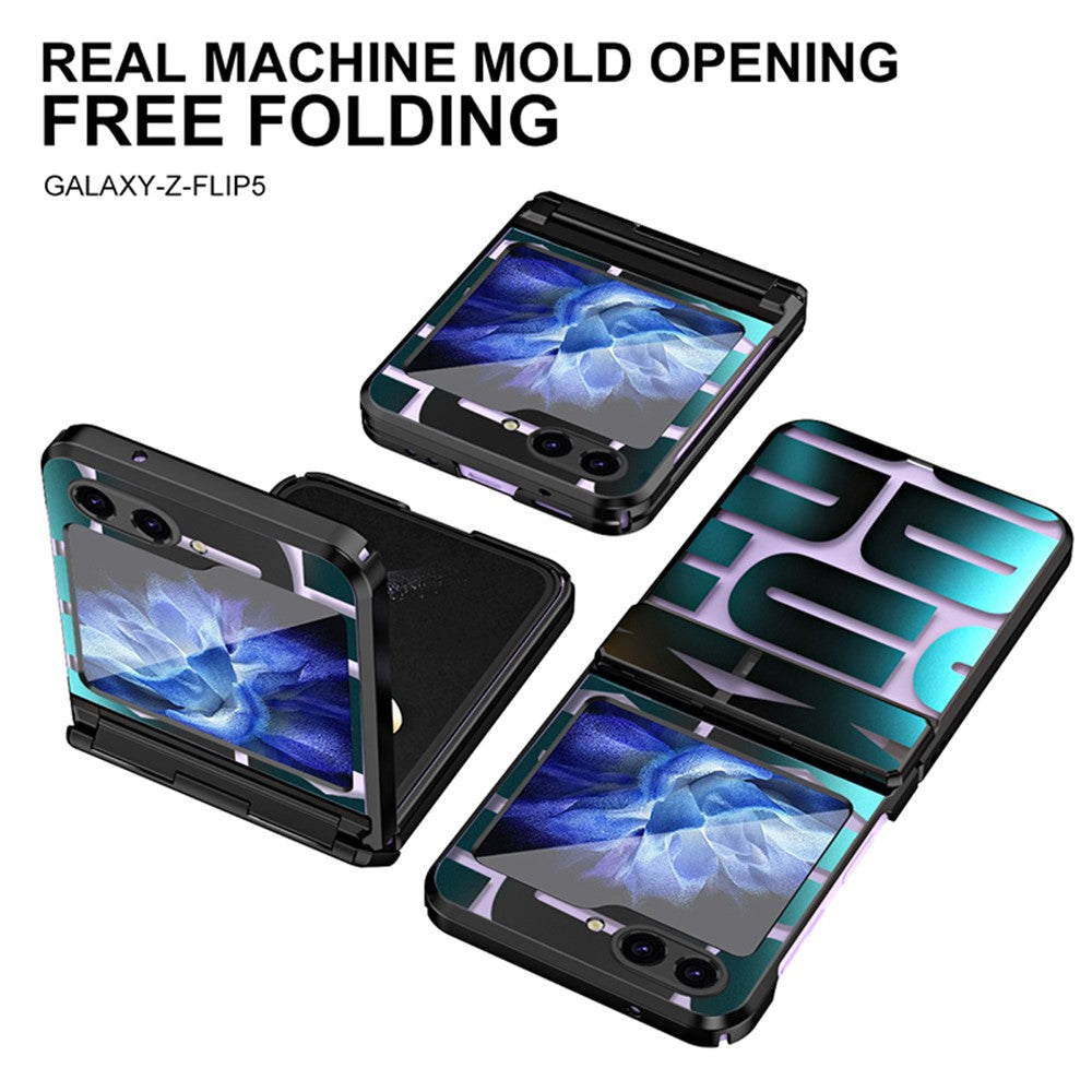Til Samsung Galaxy Z Flip5 5G Cover Galvanisering PC Telefoncover
