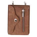 For Samsung Galaxy Z Flip5 5G RFID Blocking Card Bag Case PU Leather+PC Phone Cover with Kickstand
