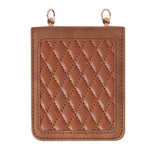 Grid-præget PU-læder PC-cover til Samsung Galaxy Z Flip5 5G Beskyttende telefonetui med skulderrem