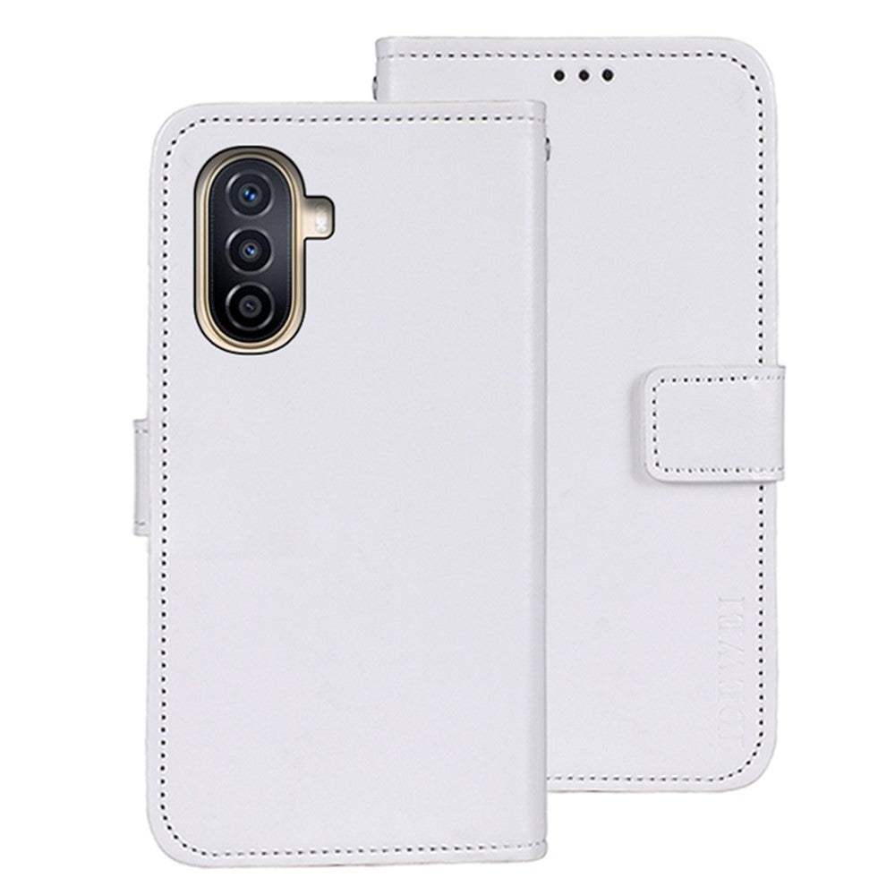 IDEWEI For Huawei nova Y71 4G / Y70 Plus 4G / Y70 4G Cell Phone Shell Wallet Crazy Horse Texture Stand Leather Phone Cover