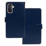 IDEWEI For Huawei nova Y71 4G / Y70 4G / Y70 Plus 4G Leather Phone Case Stand Crazy Horse Texture Wallet Cover