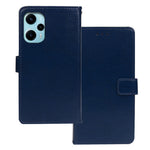 IDEWEI For Xiaomi Redmi Note 12 Turbo / Poco F5 5G Leather Stand Case Wallet Cover Crazy Horse Texture Phone Shell