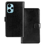 IDEWEI For Xiaomi Redmi Note 12 Turbo / Poco F5 5G Leather Stand Case Wallet Cover Crazy Horse Texture Phone Shell