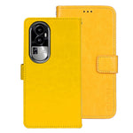 IDEWEI For Oppo Reno10 Pro+ 5G Anti-Fingerprint Phone Shell Wallet Crazy Horse Texture Stand Leather Case Cover