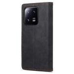 DF-05 RFID Blocking Wallet Cell Phone Case For Xiaomi 13 Pro 5G , Anti-Scratch PU Leather + Matte TPU Stand Cover