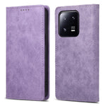 DF-05 RFID Blocking Wallet Cell Phone Case For Xiaomi 13 Pro 5G , Anti-Scratch PU Leather + Matte TPU Stand Cover