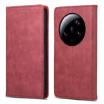 DF-05 RFID Blocking Phone Case For Xiaomi 13 Ultra , Wallet PU Leather Coated Matte TPU Stand Cover