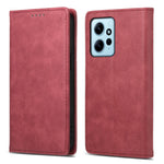DF-05 Cell Phone Case for Xiaomi Redmi Note 12 4G , Dustproof PU Leather Stand Cover RFID Blocking Wallet