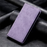 DF-05 PU Leather Phone Case for Samsung Galaxy A32 5G / M32 5G Stand RFID Blocking Business Wallet Flip Cover