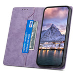 DF-05 PU Leather Phone Case for Samsung Galaxy A32 5G / M32 5G Stand RFID Blocking Business Wallet Flip Cover