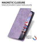 DF-05 PU Leather Phone Case for Samsung Galaxy A32 5G / M32 5G Stand RFID Blocking Business Wallet Flip Cover