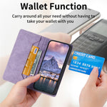 DF-05 PU Leather Phone Case for Samsung Galaxy A32 5G / M32 5G Stand RFID Blocking Business Wallet Flip Cover