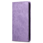 DF-05 PU Leather Phone Case for Samsung Galaxy A32 5G / M32 5G Stand RFID Blocking Business Wallet Flip Cover