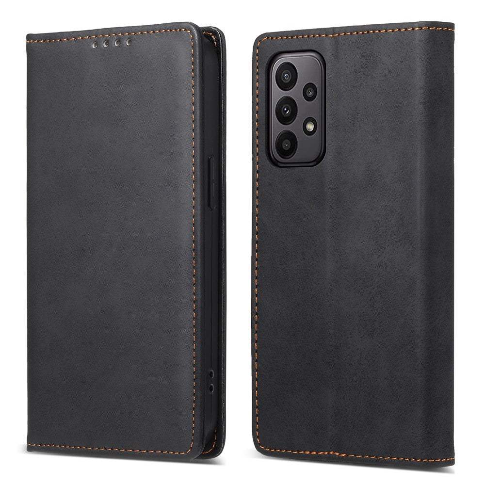 DF-05 For Samsung Galaxy A23 5G (Global Version) / A23 4G Wallet Phone Leather Case RFID Blocking Stand Phone Cover