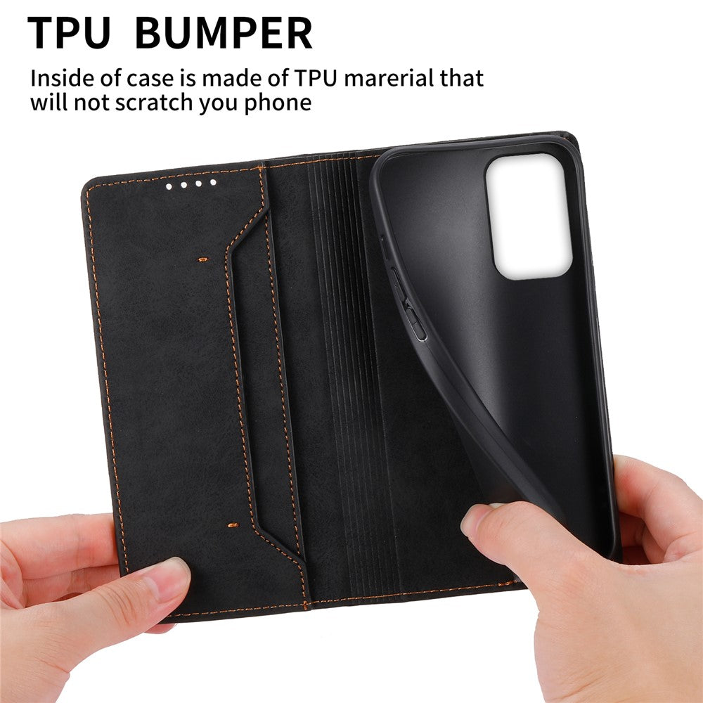 DF-05 For Samsung Galaxy A23 5G (Global Version) / A23 4G Wallet Phone Leather Case RFID Blocking Stand Phone Cover