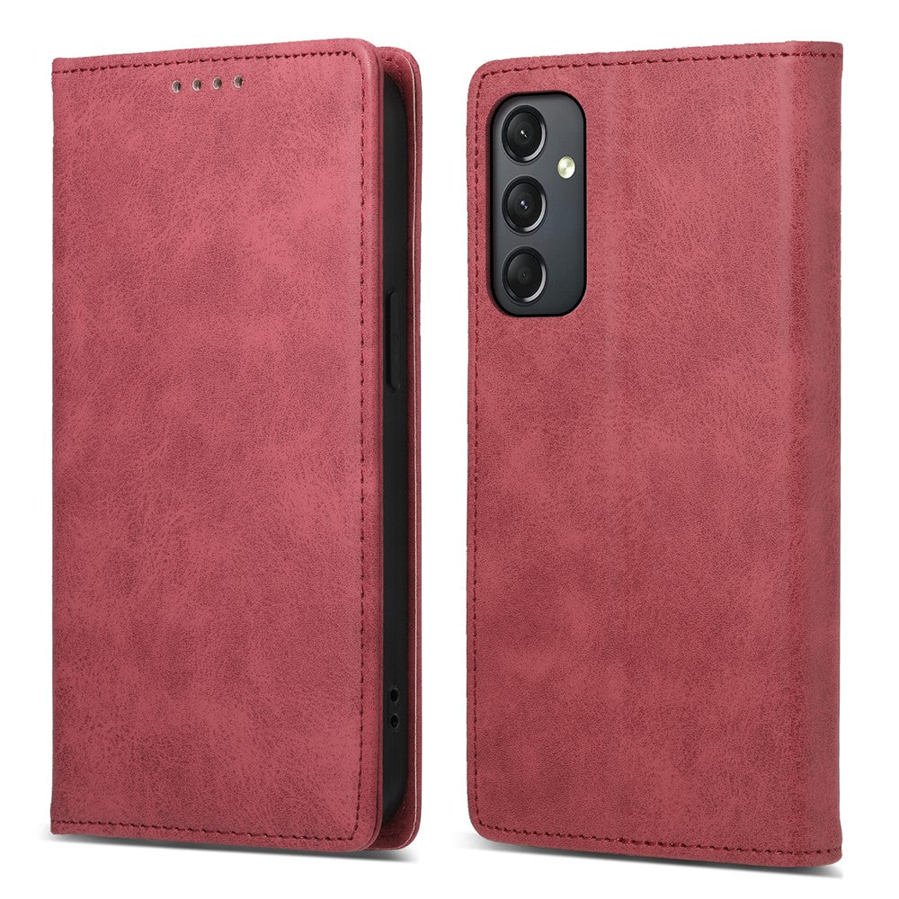 DF-05 For Samsung Galaxy A24 4G (162.1 x 77.6 x 8.3mm) RFID Blocking Phone Case PU Leather + TPU Stand Wallet Cover