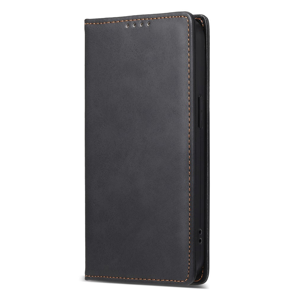 DF-05 For Samsung Galaxy A22 5G (EU Version) RFID Blocking Phone Case Leather Wallet Stand Anti-drop Cover