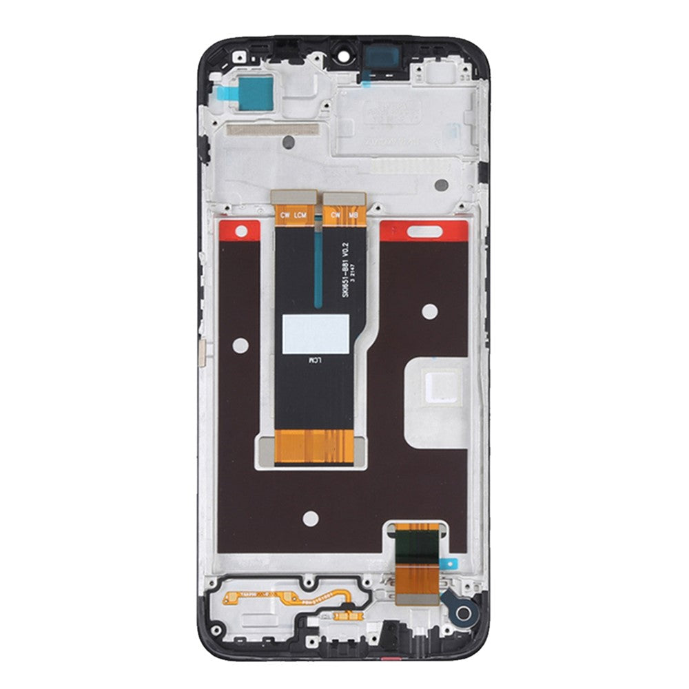 For Realme C31 Grade B LCD-skærm og Digitizer-samling + Ramme Reparationsdel (uden Logo)
