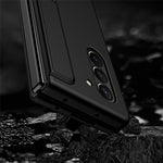 For Samsung Galaxy Z Fold5 5G Rubberized Phone Cover  Kickstand Hard PC Phone Case with Pen and Pen Holder