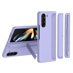 For Samsung Galaxy Z Fold5 5G Rubberized Phone Cover  Kickstand Hard PC Phone Case with Pen and Pen Holder
