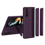 For Samsung Galaxy Z Fold5 5G Rubberized Phone Cover  Kickstand Hard PC Phone Case with Pen and Pen Holder