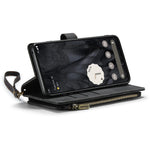 For Google Pixel 8 Pro Phone Cases with Strap CASEME C30 Zipper Multiple Card Holder PU Leather Cover