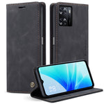 CASEME 013-serien Läderfodral för Oppo A57 4G / A57s 4G / A57e 4G / A77 4G / A77s 4G / OnePlus Nord N20 SE 4G Plånboksfodral med stativ