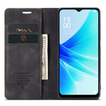 CASEME 013-serien Läderfodral för Oppo A57 4G / A57s 4G / A57e 4G / A77 4G / A77s 4G / OnePlus Nord N20 SE 4G Plånboksfodral med stativ
