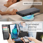 For Samsung Galaxy S20 FE / S20 FE 5G / S20 FE 2022 / S20 Lite Leather Case CASEME 023 RFID Blocking 3 Card Slot Mobile Cover