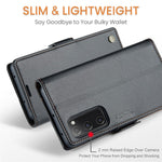For Samsung Galaxy S20 FE / S20 FE 5G / S20 FE 2022 / S20 Lite Leather Case CASEME 023 RFID Blocking 3 Card Slot Mobile Cover