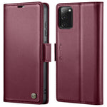 For Samsung Galaxy S20 FE / S20 FE 5G / S20 FE 2022 / S20 Lite Leather Case CASEME 023 RFID Blocking 3 Card Slot Mobile Cover
