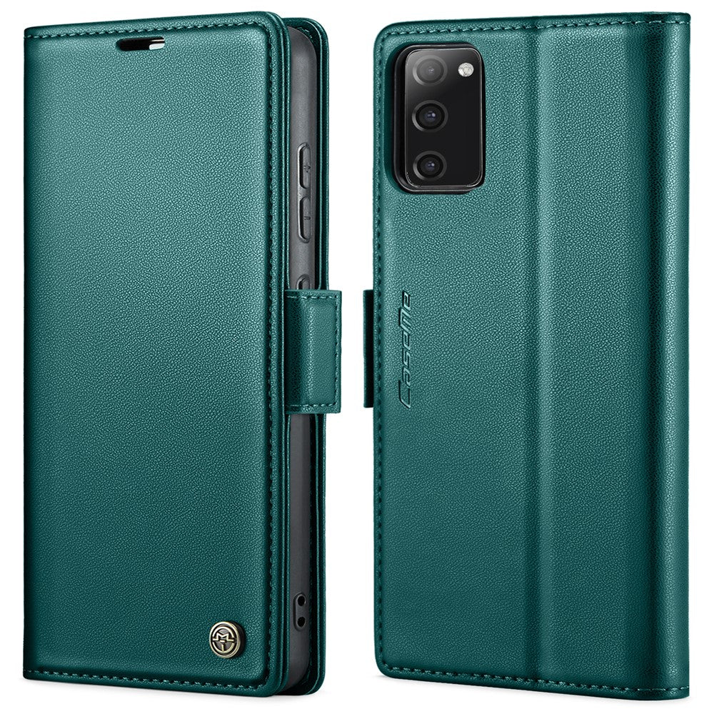 For Samsung Galaxy S20 FE / S20 FE 5G / S20 FE 2022 / S20 Lite Leather Case CASEME 023 RFID Blocking 3 Card Slot Mobile Cover