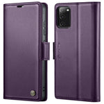 For Samsung Galaxy S20 FE / S20 FE 5G / S20 FE 2022 / S20 Lite Leather Case CASEME 023 RFID Blocking 3 Card Slot Mobile Cover