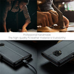 For Xiaomi Redmi Note 9S 4G / Note 9 Pro 4G / Note 9 Pro Max Leather Case CASEME 023 RFID Blocking 3 Card Slot Mobile Cover