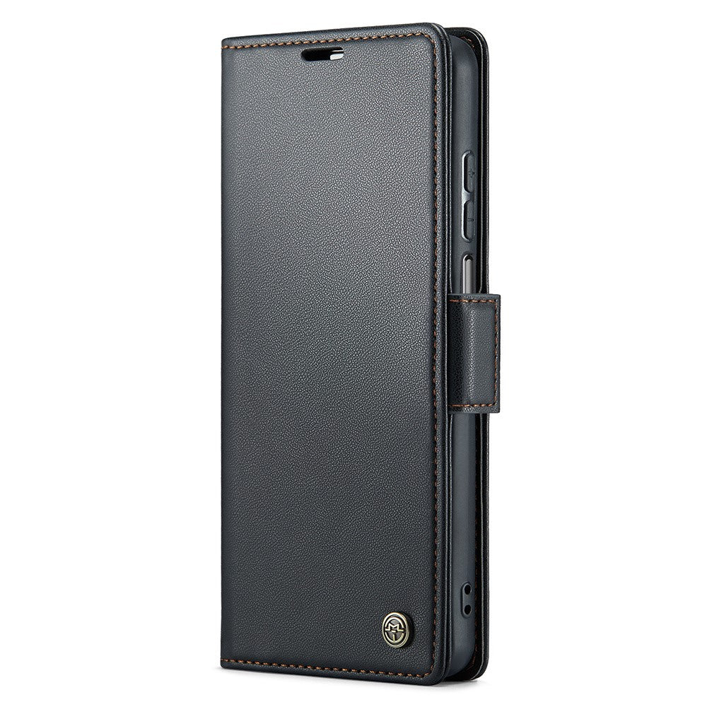 For Xiaomi Redmi Note 9S 4G / Note 9 Pro 4G / Note 9 Pro Max Leather Case CASEME 023 RFID Blocking 3 Card Slot Mobile Cover