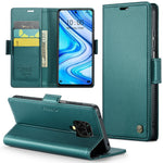For Xiaomi Redmi Note 9S 4G / Note 9 Pro 4G / Note 9 Pro Max Leather Case CASEME 023 RFID Blocking 3 Card Slot Mobile Cover