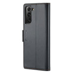 For Samsung Galaxy S21 FE 5G Leather Case CASEME 023 RFID Blocking 3 Card Slot Mobile Cover