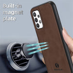 ANNYOJO Til Samsung Galaxy A32 5G / M32 5G PU-læder+PC+TPU Bagcover Skridsikker Telefoncover